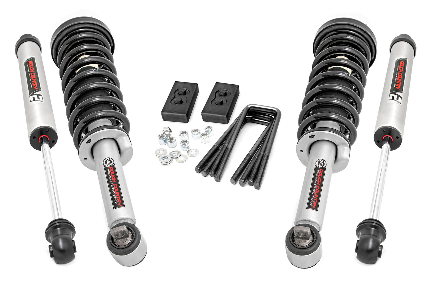 Rough Country (56971) 2 Inch Lift Kit | N3 Struts/V2 | Ford F-150 4WD (2014-2020)