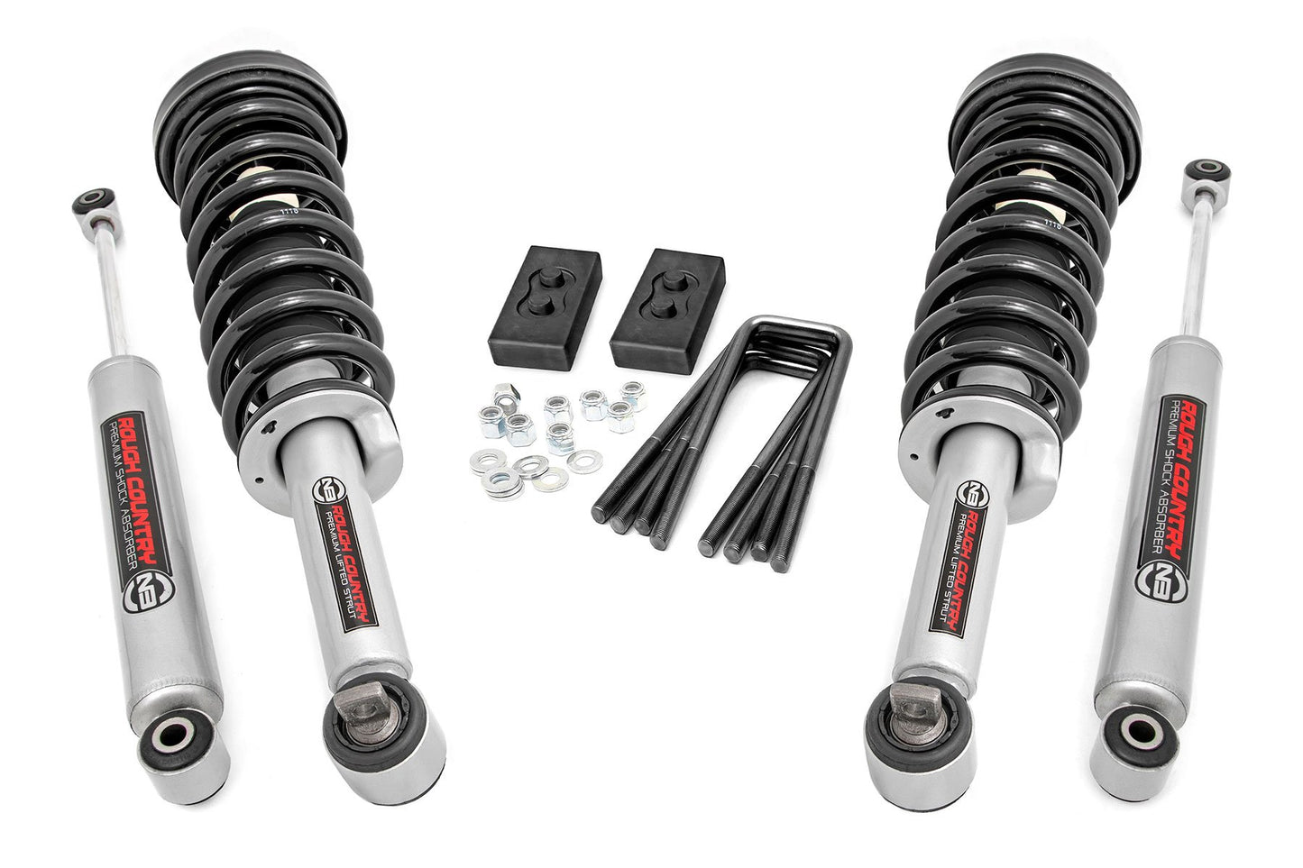 Rough Country (50006) 2 Inch Lift Kit | N3 Struts/N3 | Ford F-150 4WD (2014-2020)