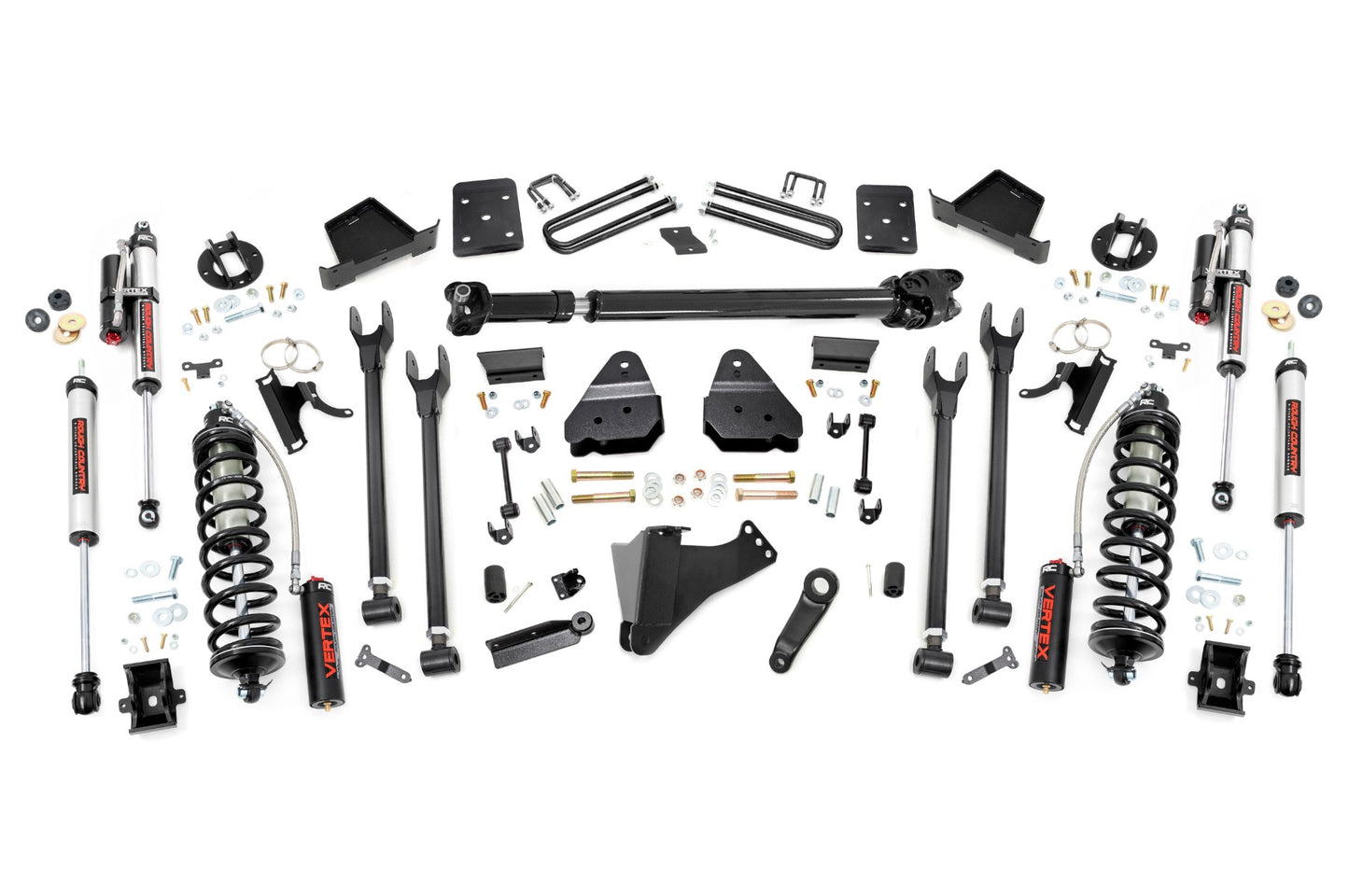 Rough Country 6 Inch Lift Kit  |  Diesel  |  4 Link  |  D/S  |  C/O Vertex | Ford Super Duty (17-22)