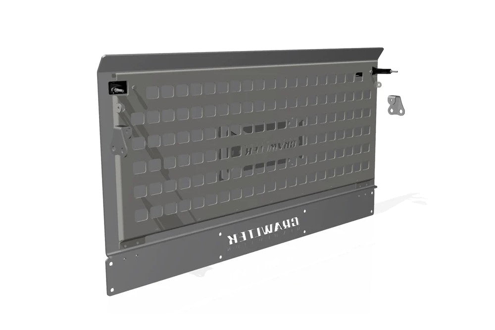 CrawlTek Drop Down Tailgate with Molle Rack | Jeep Wrangler YJ/TJ - Trucks R Us