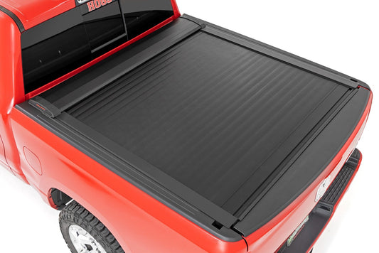 Rough Country (46320551A) Retractable Bed Cover | 5'7" Bed | Ram 1500 2WD/4WD (2019-2023)