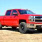 Rough Country (1313) 2 Inch Leveling Kit | Aluminum | Red | Chevy/GMC 1500 Truck (07-18) SUV (07-20)
