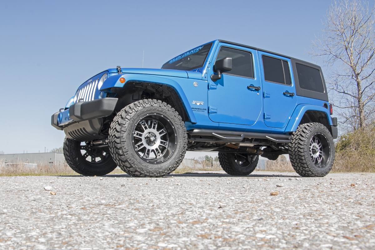 Rough Country (69440) 3.5 Inch Lift Kit | M1 | Jeep Wrangler Unlimited 2WD/4WD (2007-2018)