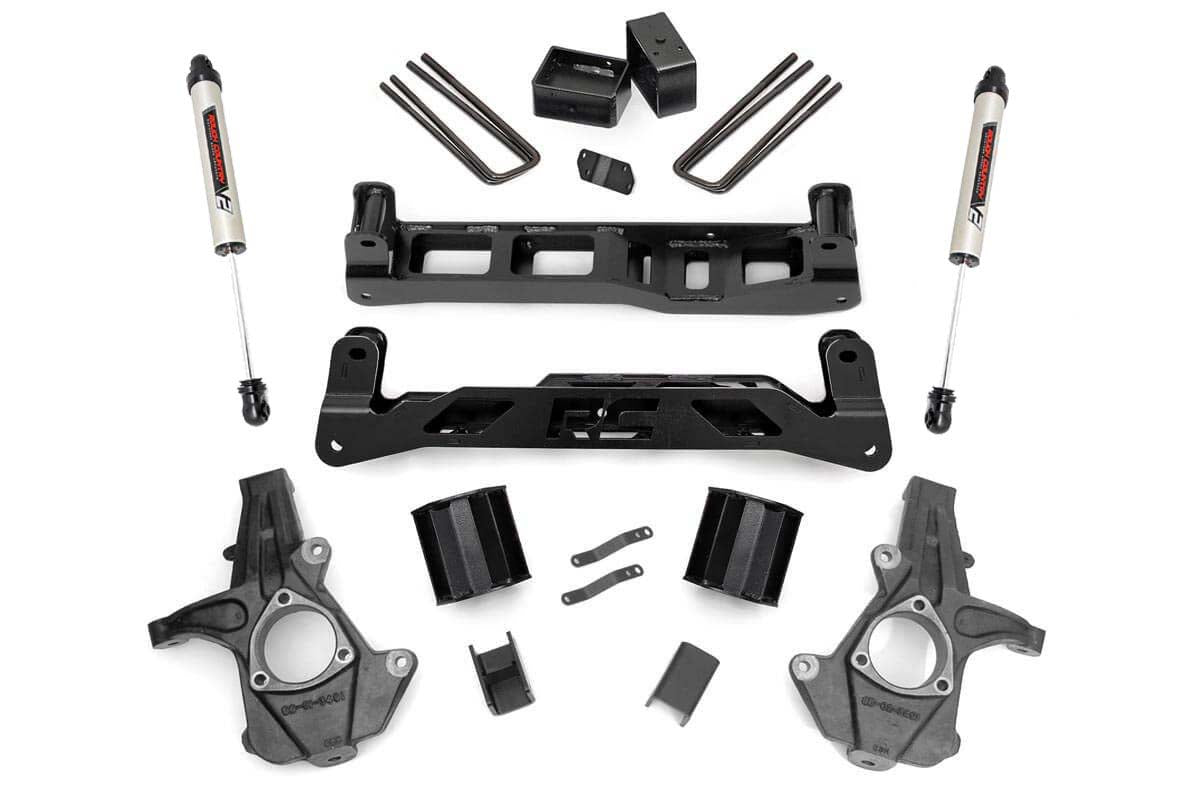 Rough Country (24770) 5 Inch Lift Kit | Cast Steel | V2 | Chevy/GMC 1500 (14-17)