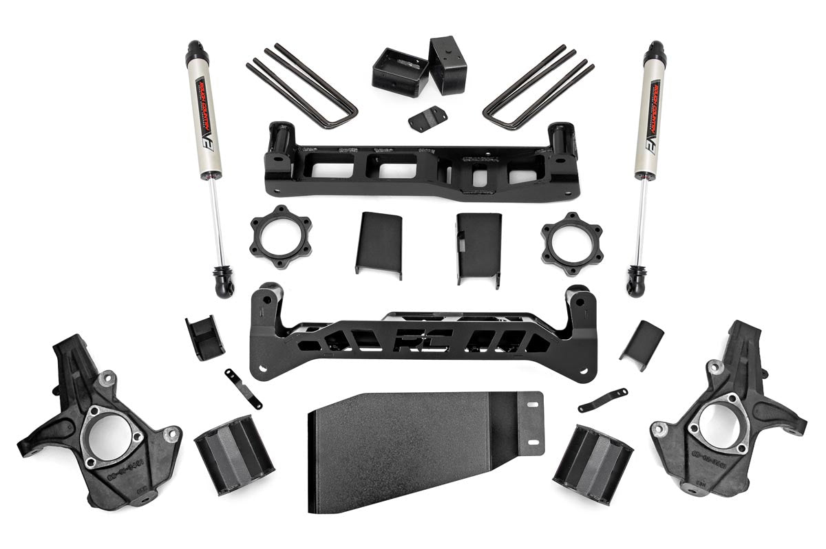 Rough Country (26270) 5 Inch Lift Kit | V2 | Chevy/GMC 1500 4WD (07-13)