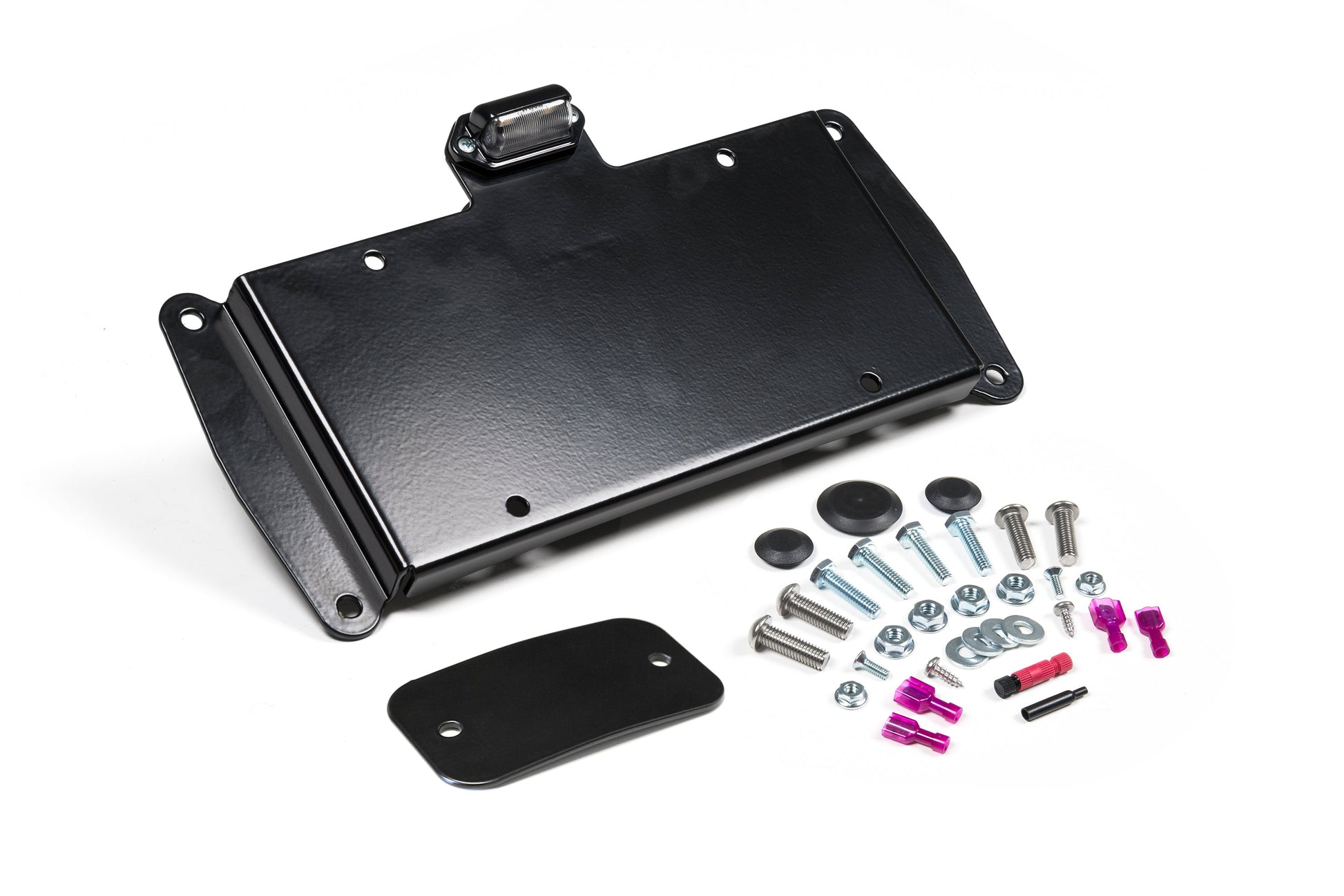 License Plate Relocation Kit w/Light | Wrangler JK - Trucks R Us