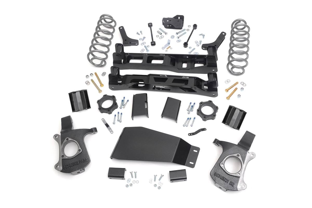 Rough Country (28100) 5 Inch Lift Kit | Chevy/GMC SUV 1500 2WD/4WD (2007-2014)
