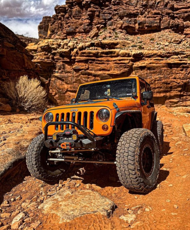 CrawlTek Inferno Front Winch Bumper with Flat Top Stinger | Jeep Wrangler JK/JL - Trucks R Us