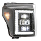 Morimoto XB Hybrid LED Headlights: Ford Super Duty (11-16) (Pair / ASM)