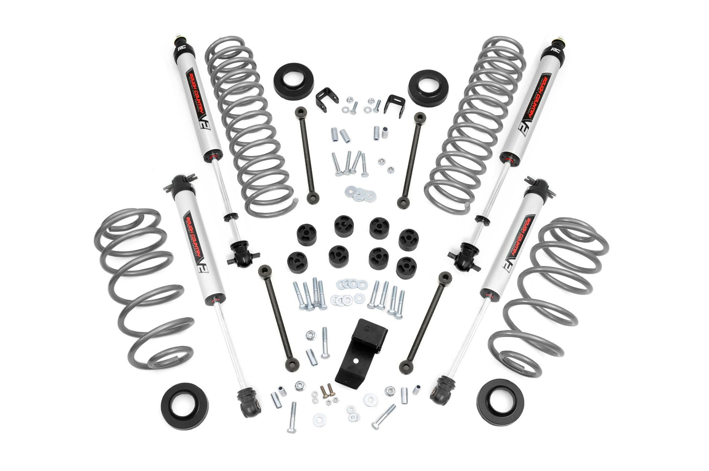 Rough Country (64170) 3.25 Inch Lift Kit | 4 Cyl | V2 | Jeep Wrangler TJ 4WD (1997-2002)