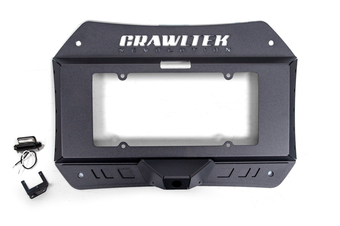 CrawlTek Tailgate Plate / License Plate Relocation | Jeep Wrangler JL - Trucks R Us