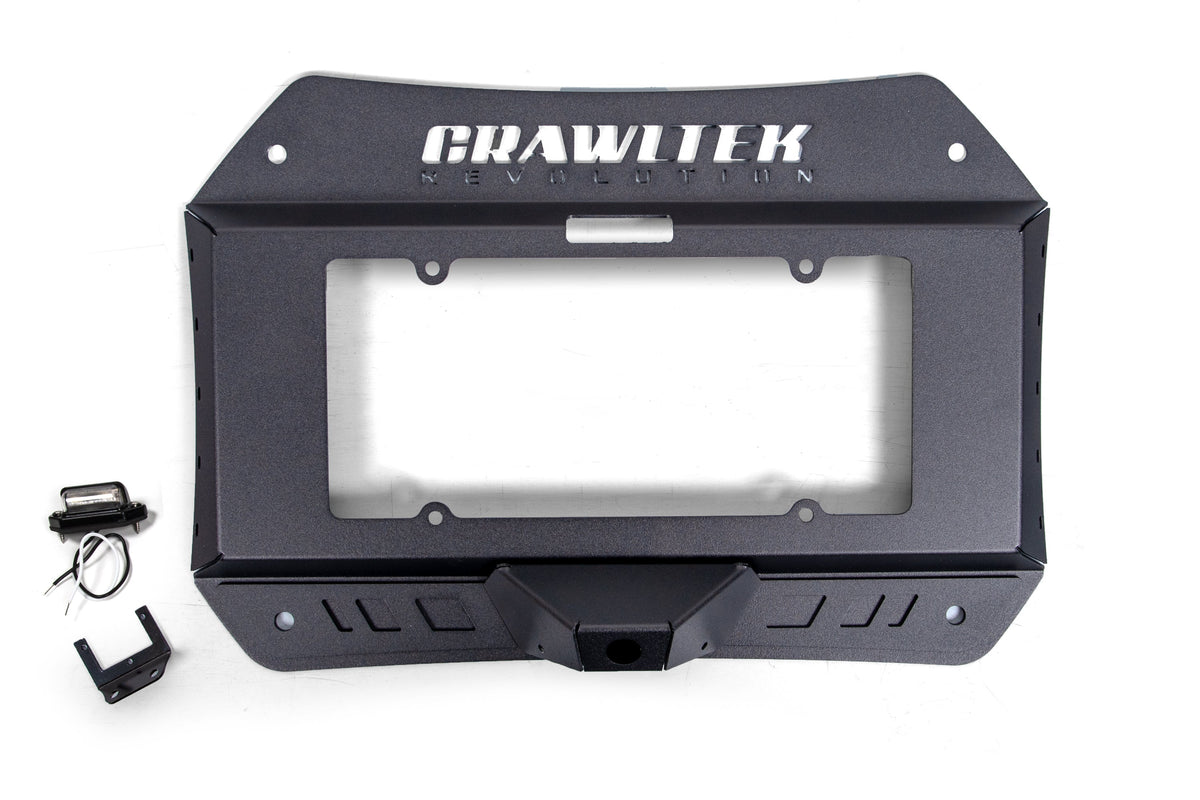 CrawlTek Tailgate Plate / License Plate Relocation | Jeep Wrangler JL - Trucks R Us
