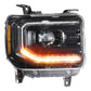 Morimoto XB LED Headlights: GMC Sierra (14-18) (Pair / ASM)