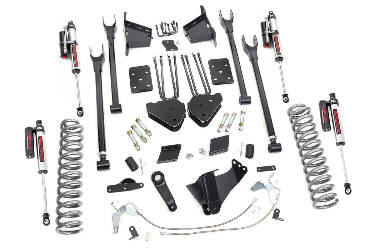 Rough Country (58950) 6 Inch Lift Kit | 4 Link | OVLD | Vertex | Ford F-250 Super Duty 4WD (15-16)