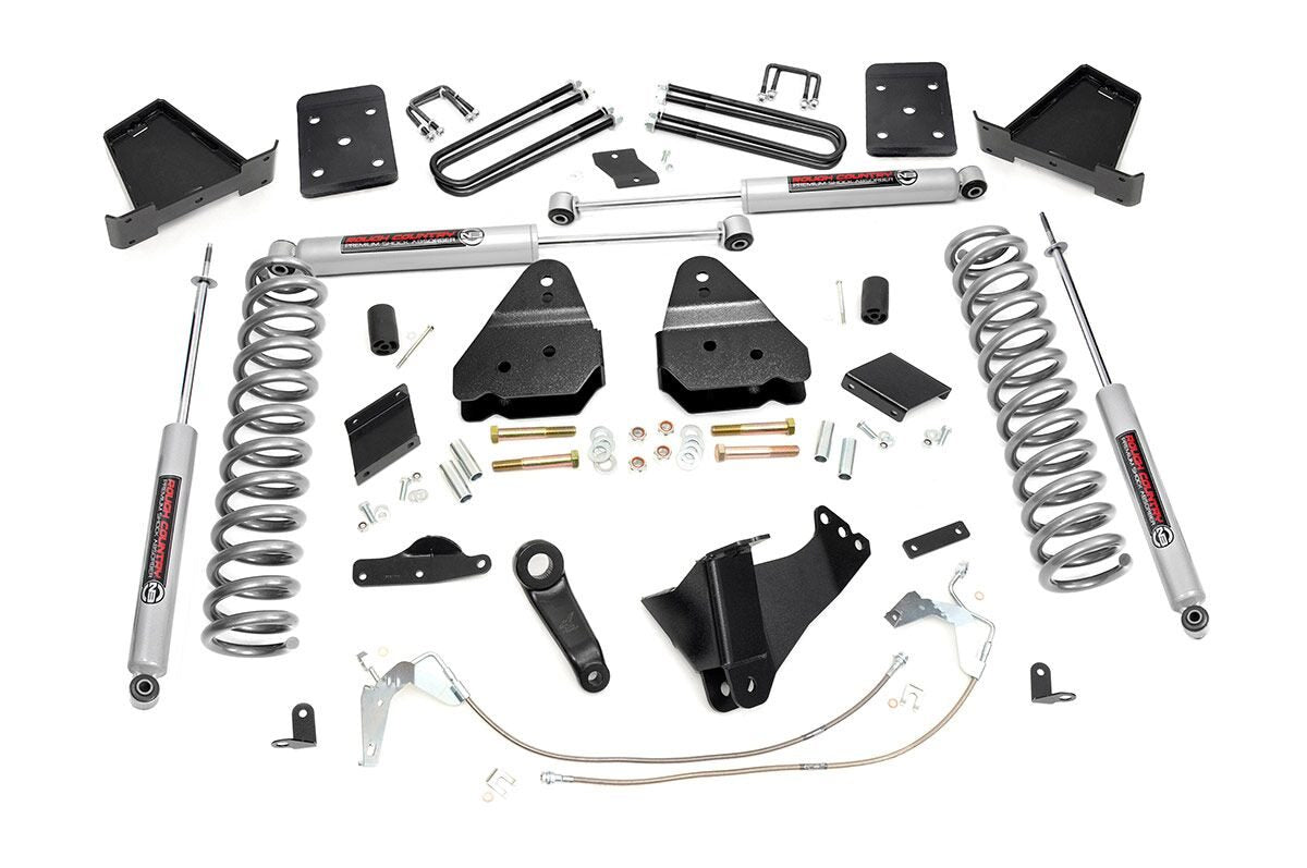 Rough Country (551.20) 6 Inch Lift Kit | Diesel | No OVLD | Ford F-250 Super Duty (15-16)