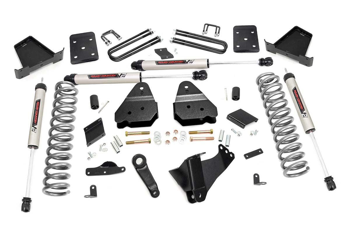 Rough Country (56770) 4.5 Inch Lift Kit | OVLD | V2 | Ford F-250 Super Duty 4WD (2015-2016)