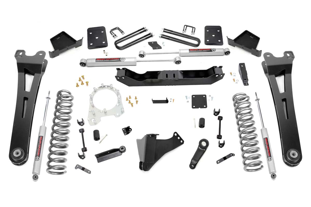 Rough Country (55430) 6 Inch Lift Kit | Overloads | Ford F-250/F-350 Super Duty (17-22)