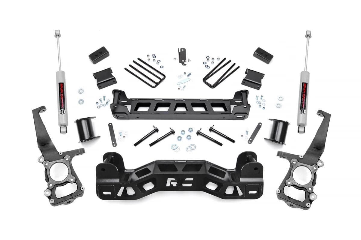Rough Country (57231) 4 Inch Lift Kit | Ford F-150 2WD (2009-2010)