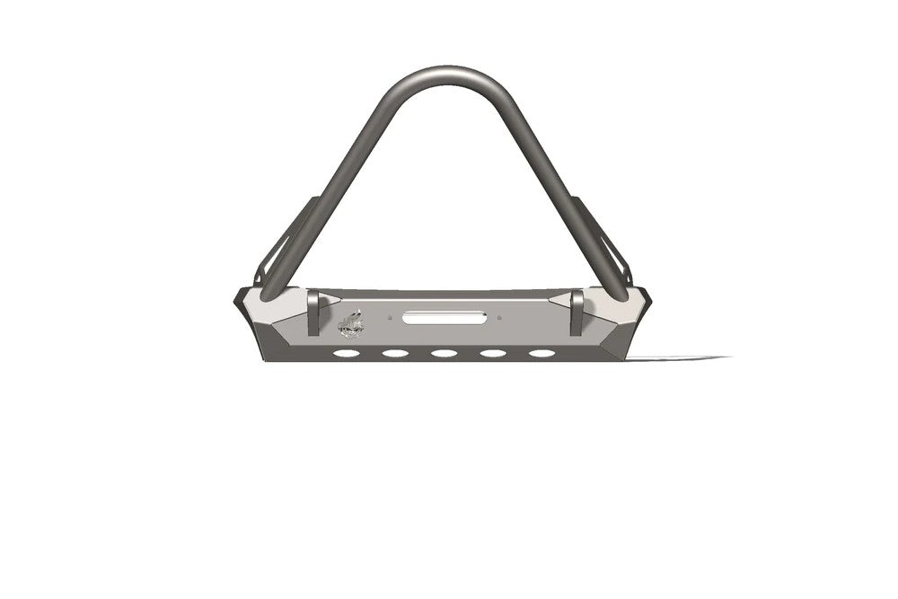 CrawlTek Pyro Stubby Front Bumper with Stinger | Jeep Wrangler CJ/YJ/TJ - Trucks R Us