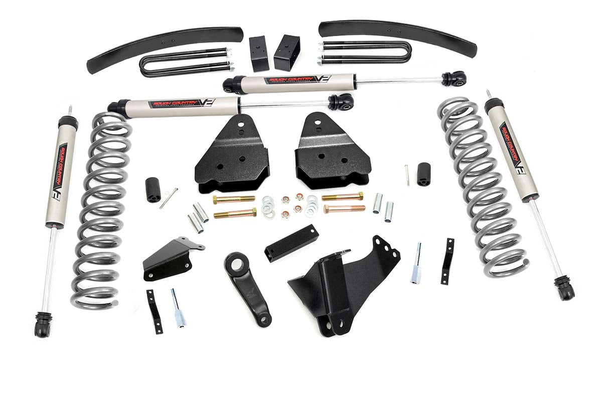 Rough Country (59370) 6 Inch Lift Kit | Diesel | V2 | Ford F-250/F-350 Super Duty 4WD (2005-2007)