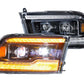 Morimoto XB LED Headlights: Dodge Ram 1500/2500/3500 (09-18) (Pair / Amber DRL)