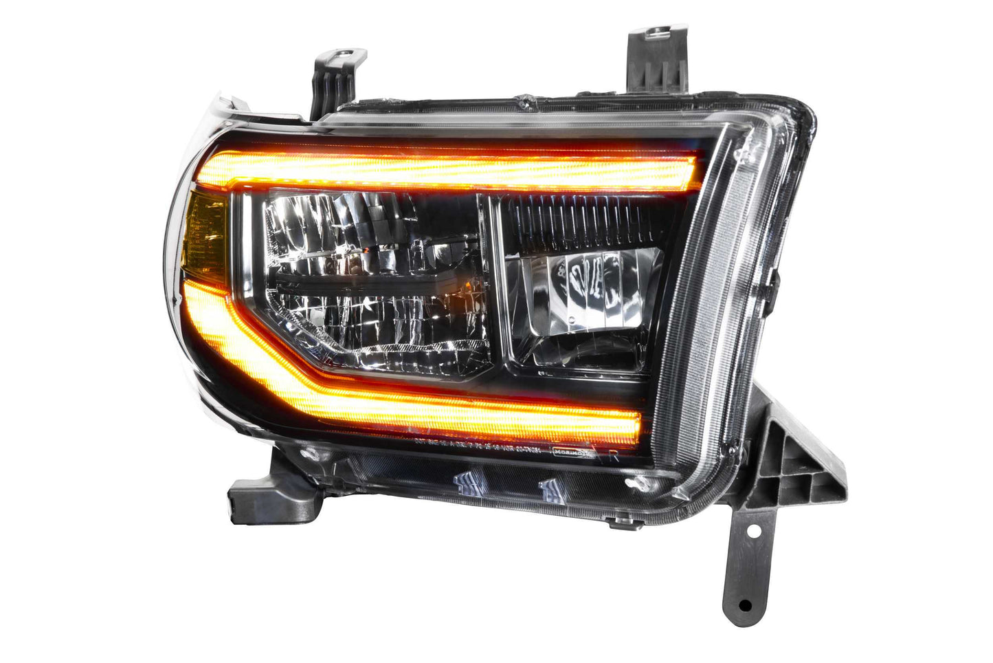 Morimoto XB LED Headlights: Toyota Tundra (07-13) (Pair / ASM / Amber DRL)