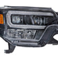 Morimoto XB Hybrid LED Headlights: Toyota Tacoma (12-15) (Pair / ASM / Amber DRL)
