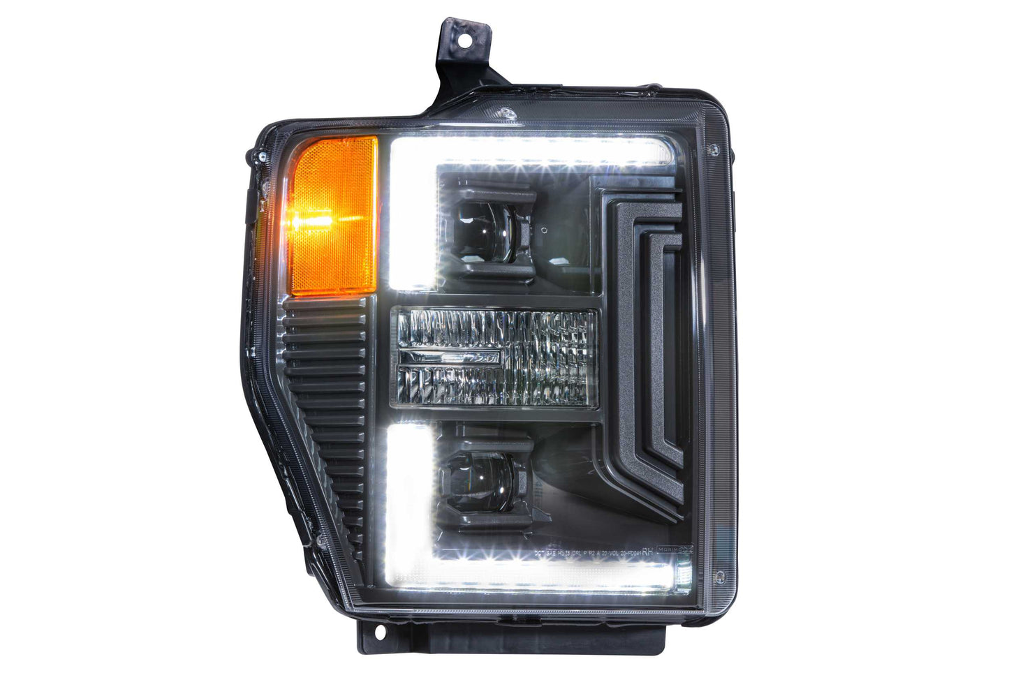 Morimoto XB Hybrid LED Headlights: Ford Super Duty (08-10) (Pair / ASM)