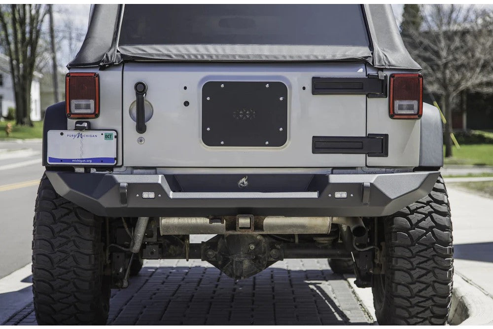 CrawlTek Pyro Full-Width Rear Bumper | Jeep Wrangler JK - Trucks R Us