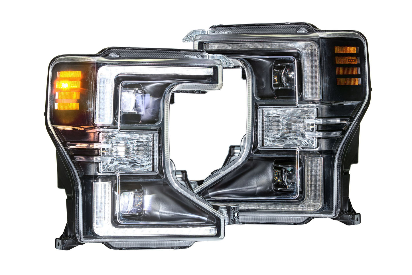 Morimoto XB Hybrid LED Headlights: Ford Super Duty (2020+) (Pair / ASM)
