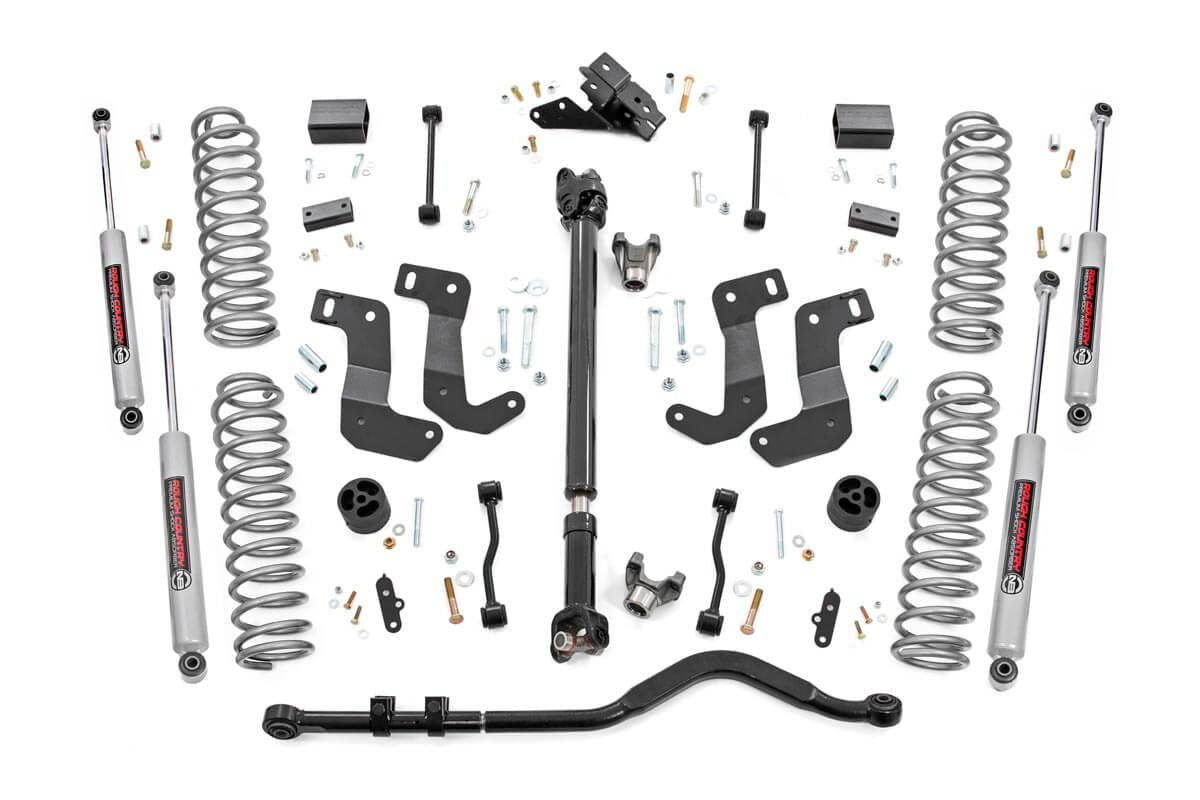 Rough Country (90530) 3.5 Inch Lift Kit | C/A Drop | Front D/S | Jeep Wrangler JL Rubicon (18-23)