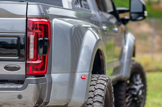 Morimoto XB LED Tail Lights: Ford Super Duty (17-22) (Pair / Red)