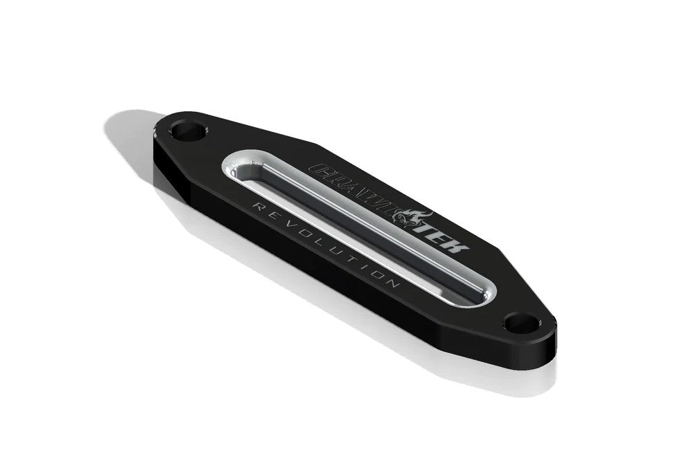 CrawlTek Aluminum Hawse Fairlead - Black - Trucks R Us