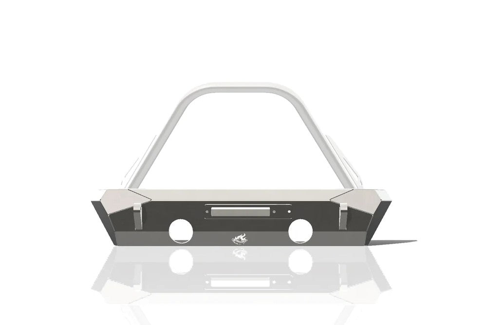 CrawlTek Pyro Stubby Front Winch Bumper | Jeep Wrangler JK - Trucks R Us