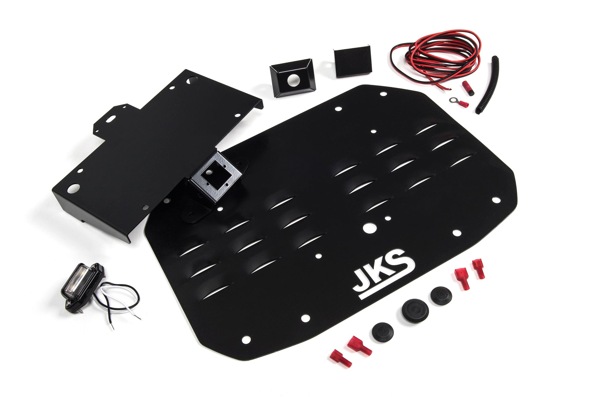 JKS Tailgate Vent Cover with License Plate and Camera Mount | Wrangler JL - Trucks R Us