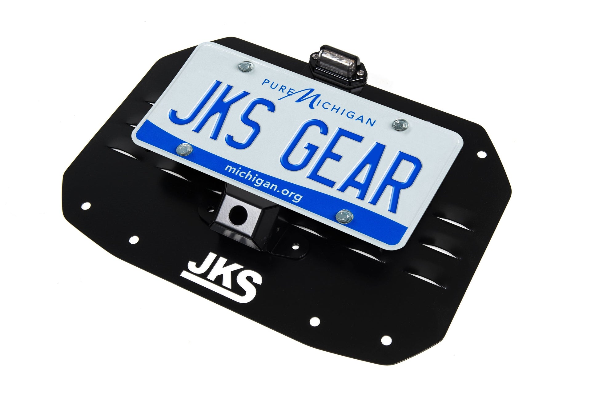 JKS Tailgate Vent Cover with License Plate and Camera Mount | Wrangler JL - Trucks R Us