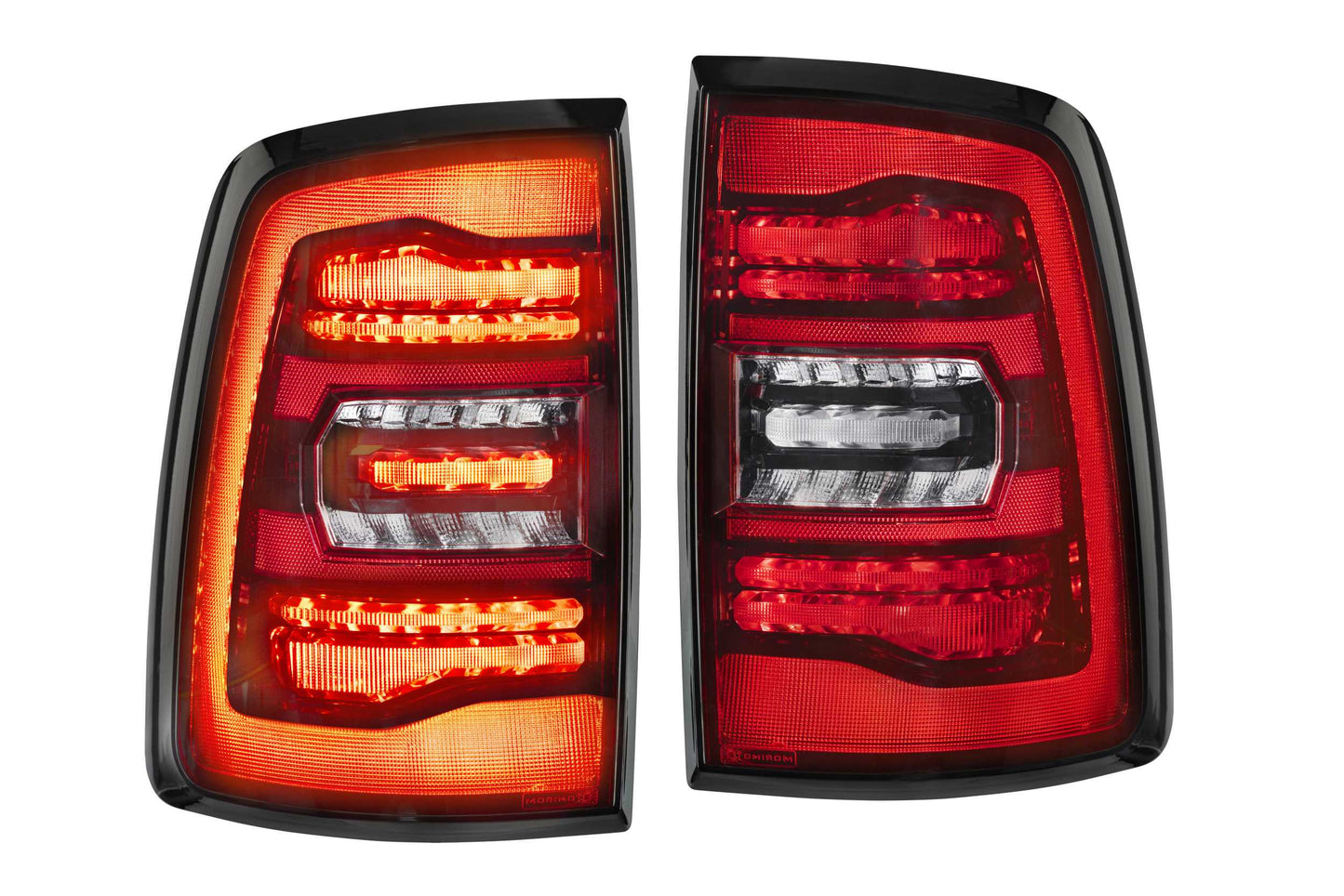 Morimoto XB LED Tail Lights: Dodge Ram 1500/2500/3500 (09-18) (Pair / Red) (Gen 2)