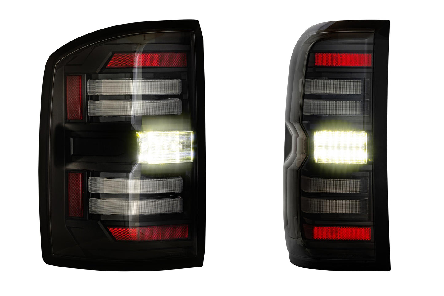 Morimoto XB LED Tail Lights: GMC Sierra 1500/2500/3500 (14-18) (Pair / Smoked)