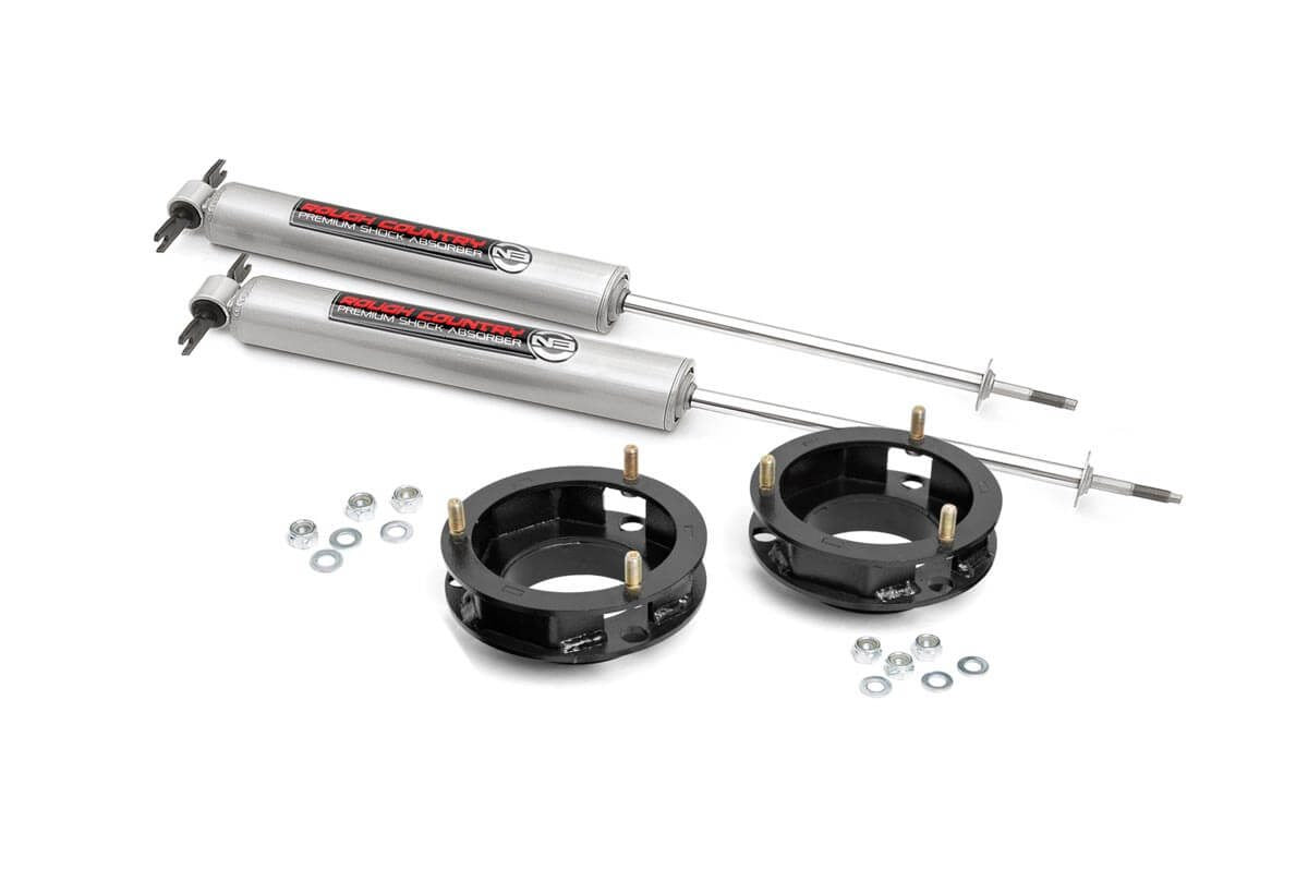 Rough Country (33730) 1.5 Inch Leveling Kit | N3 Shocks | Dodge 2500 4WD (1994-2002)