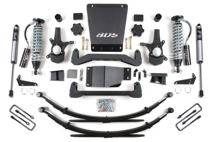 BDS Suspension 6 Inch Lift Kit | FOX 2.5 Coil-Over | Chevy Silverado or GMC Sierra 1500 (07-13) 4WD