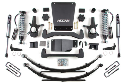BDS Suspension 6 Inch Lift Kit | FOX 2.5 Coil-Over | Chevy Silverado or GMC Sierra 1500 (07-13) 4WD - Trucks R Us