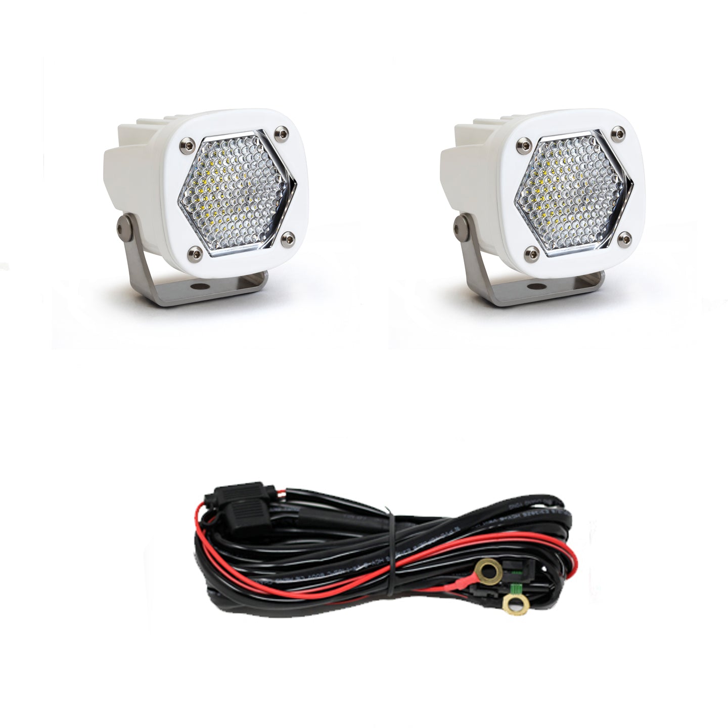 Baja Designs - 387806WT - S1 White LED Auxiliary Light Pod Pair (Universal)