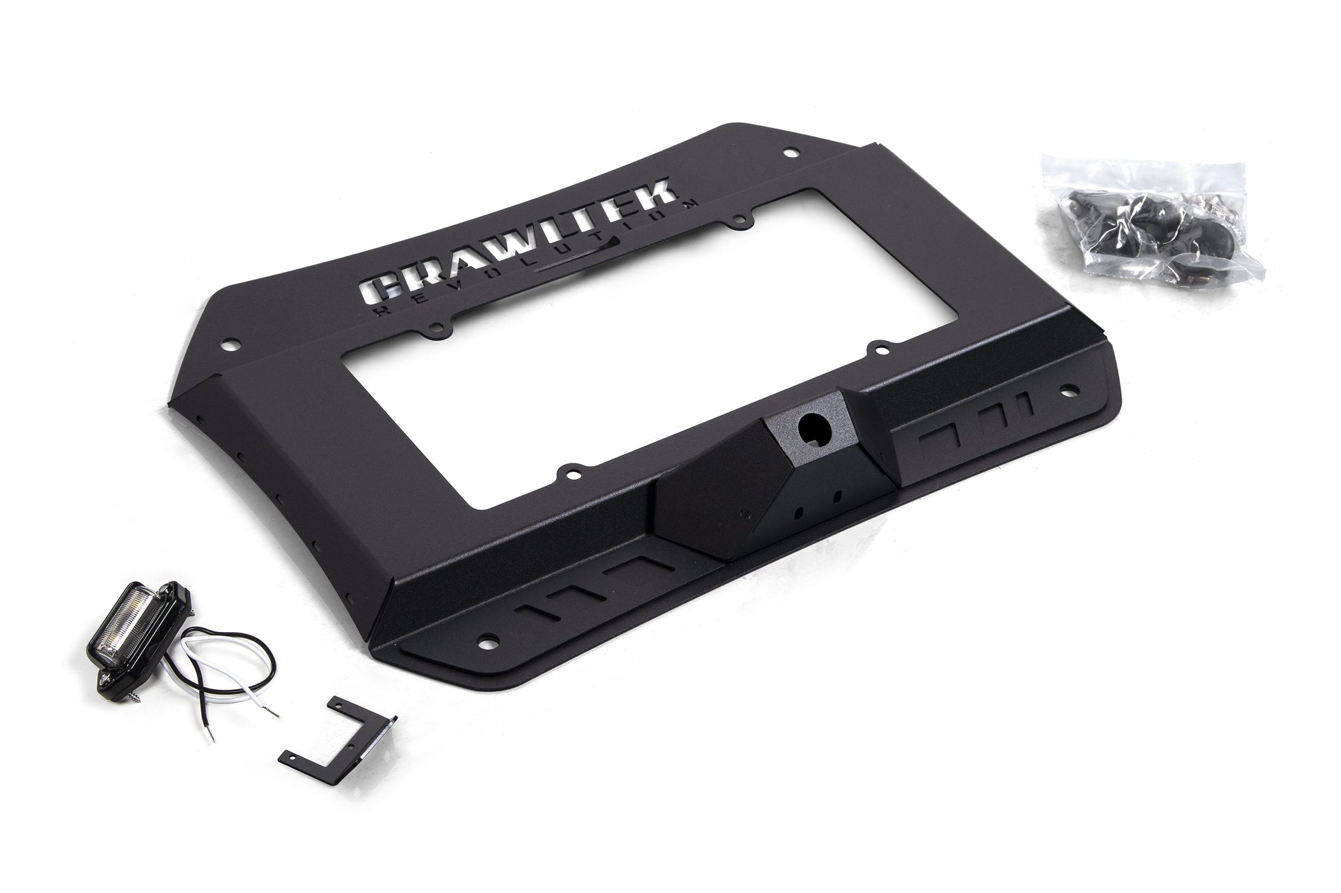 CrawlTek Tailgate Plate / License Plate Relocation | Jeep Wrangler JL - Trucks R Us