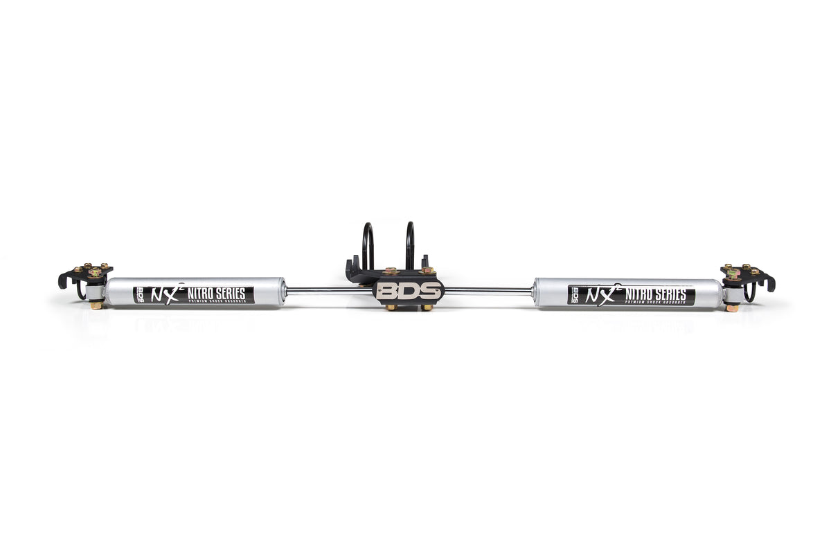 BDS Suspension Dual Steering Stabilizer Kit w/ NX2 Shocks | Ford F250/F350 Super Duty (05-22) 4WD - Trucks R Us