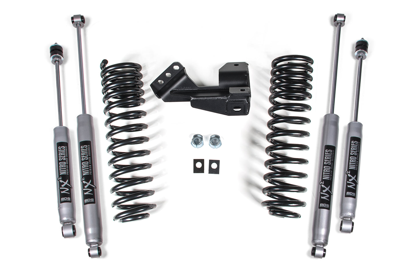 BDS Suspension 2 Inch Leveling Kit | Performance Spring | Ford F250/F350 Super Duty (17-22) 4WD | Diesel