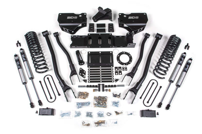 BDS Suspension 4 Inch Lift Kit w/ 4-Link | Ram 3500 (19-23) 4WD | Gas
