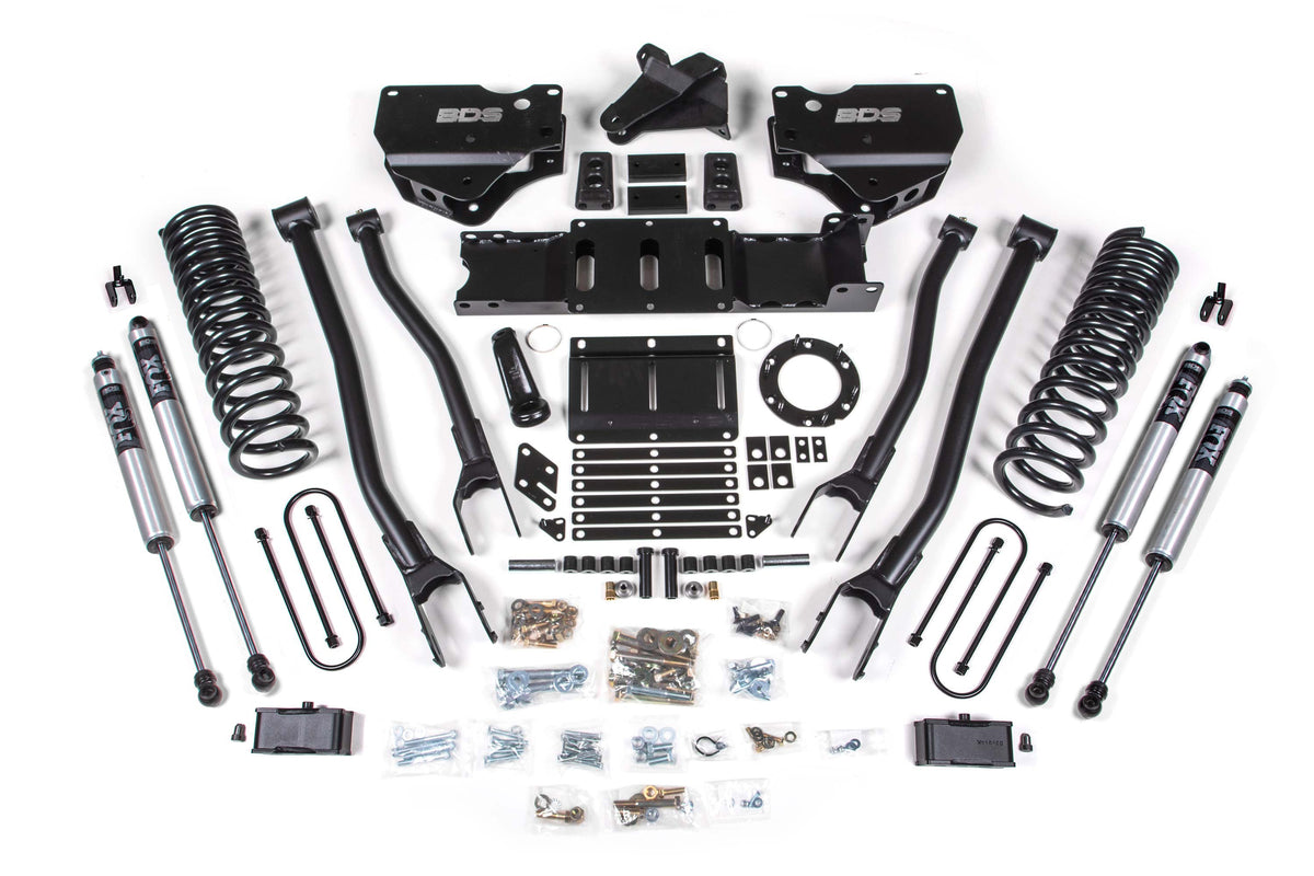 BDS Suspension 4 Inch Lift Kit w/ 4-Link | Ram 3500 (19-23) 4WD | Gas - Trucks R Us