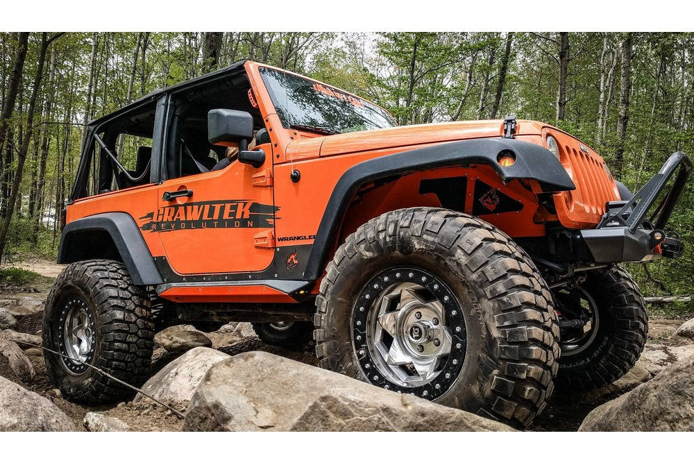 CrawlTek Rocker Guard | Jeep Wrangler JK 2 Door - Trucks R Us