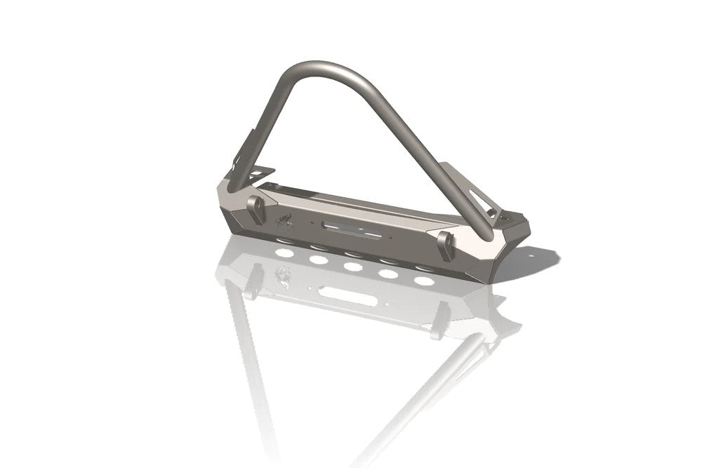 CrawlTek Pyro Stubby Front Bumper with Stinger | Jeep Wrangler CJ/YJ/TJ - Trucks R Us