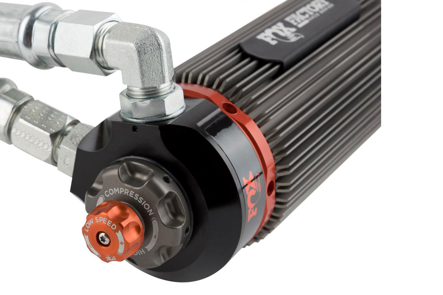 Fox Factory 3.0 Internal Bypass Reservoir Front Shocks Adjustable | Factory Race | 2-3" Lift | Wrangler JL - Trucks R Us